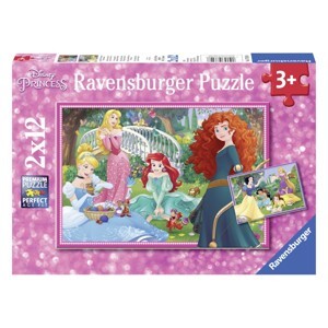 Xếp hình puzzle chủ đề công chúa Disney 2 bộ 12 mảnh Ravensburger RV07620 8