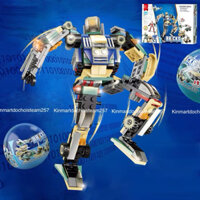 Xếp hình robot 12in1, đồ chơi xếp hình dạng khối mini cho bé từ 6 tuổi lắp ghép mẫu xe hoặc robot
