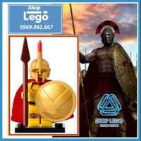 Xếp hình Sparta Gladiator 300 chiến binh Spartacus hùng mạnh nhất hành tinh Lego Minifigures Xinh X0164 Xh647
