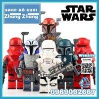 Xếp hình Star Wars Bo Katan Jet Trooper Mandalorian Sabine Wren Lego Minifigures Koruit KT1045