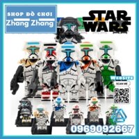 Xếp hình Star Wars Gregor - Niner - Boss - Fixer - Scorch - Sev Lego Minifigures Koruit KT1049