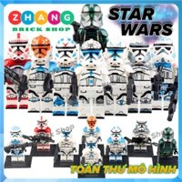 Xếp hình Star Wars Legion Coruscant Guard - Jesse - Imperial Stormtrooper Lego Minifigures Koruit KT1042