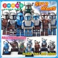 Xếp hình Star Wars Mandalorian Jango Boba Mando Fenn Rau Lego Minifigures KT1041