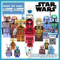 Xếp hình Star Wars Mandalorian Zuckuss Elrik Vonreg Boolio Astraal Vao Lego Minifigures POGO PG8282