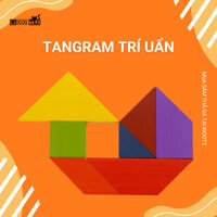 Xếp hình Tangram trí uẩn rèn luyện trí tưởng tượng Lego gỗ đồ chơi trẻ em an toàn thông minh WooT2 Montessori