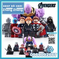 Xếp hình Thanos Nebula Thor Black Widow Vision Hawkeye Captain Avengers : Infinity War Lego Minifigures Koruit KT1025