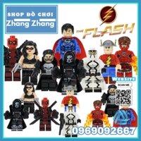 Xếp hình The Flash Deadpool Punisher Laura X23 Fantomex Reaper Jay Garrick Super-man Lego Minifigures POGO PG8063