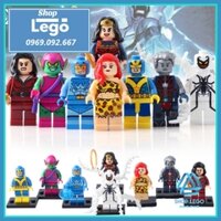 Xếp hình Wonder Woman Blue Beetle Giganta Green Goblin Citizen Steel Talia Al Ghul Venom Lego Minifigures Xinh X0170