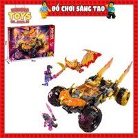 Xếp hình/lắp ráp Ninjago Xe rồng tuần dương của Cole : Dragon Cruiser - Đồ Chơi Lắp Ghép Sáng Tạo - ZIMO 60014