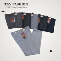 [XẾP LY] QUẦN KAKI NAM TRUNG NIÊN CAO CẤP Xếp Ly, Cotton