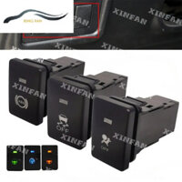 Xf Đèn LED Ô Tô ABS Chống Trơn Trượt Nút Nhấn Tắt Nguồn Công Tắc Cho Xe Toyota Camry Prius Corolla Phụ Kiện