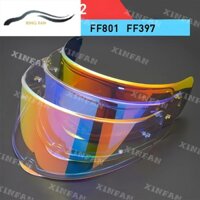 Xf ls2 FF397 FF801 tấm che mũ bảo hiểm xe máy trong suốt khói đen nhiều màu lá chắn bạc vizard thích hợp cho ống kính mũ bảo hiểm VECTOR VECTOR