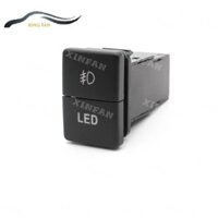 Xf Pin Bật Tắt Cung Cấp Điện Tử Chó Phía Trước Đèn Sương Mù LED DRL Công Tắc Nút Nhấn Cho Xe Toyota