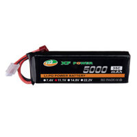 XF POWER 11.1V 5000mAh 35C 3S LiPo Battery T Deans Plug with XT60 Adapter Plug for RC Drone