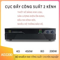XGeS AD2200  450Wx2  Cục Đẩy Công Suất 2 Kênh  Công Suất Lớn, Âm Thanh Đánh Lực Khỏe Cực Hay , Cho Dàn Karaoke Chuyên Ng