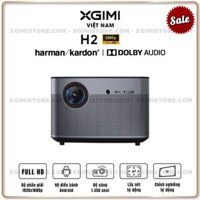 Xgimi H2 - Máy chiếu thông minh tích hợp hệ điều hành Android, độ sáng 1350 ansi lumens, phân giải Full HD, hỗ trợ các tính năng căn chỉnh thông minh và loa Harman Kardon