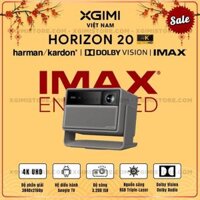 Xgimi Horizon 20 - Máy chiếu 4K thông minh tích hợp Google TV, sử dụng công nghệ RGB Triple Laser, độ phân giải chuẩn 4K UHD, độ sáng 3200 ISO Lumens, đạt chứng nhận IMAX Enhanced & Dolby Vision và tích hợp loa Harman Kardon
