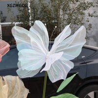 Xgzmg Bướm Nhân Tạo, Sợi Lụa Mariage Trang Trí Bướm Giả, Gạc Khổng Lồ Tiệc Cưới 50cm Bướm Ba Chiều