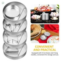 Xh Sugar cookie khuôn làm kẹo bánh quy tổ ong Hàn Quốc Bộ trò chơi bằng thép không gỉ Người hâm mộ TV mực và trẻ em