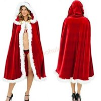 Xhl Hood Áo Nhung Mũi Áo Choàng Ông Già Noel Đầm Giáng Sinh Áo Cho Nữ