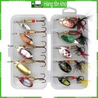 Xi 10 Chiếc Thìa Câu Cá Mồi Sequins Mồi Đúc Mồi Câu Cá Mồi Câu Cá Spinner Mồi Kim Loại Muỗng Cá Lur