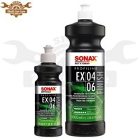 Xi bát đánh bóng xe ô tô Sonax EX 04-06 Profiline, bass đánh bóng bước 2 hoặc 3, tối ưu máy lệch tâm