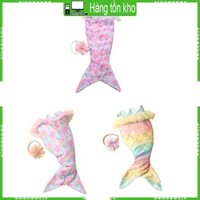 Xi Bé Đạo Cụ Ảnh Nàng Tiên Cá Trang Phục Sleepsack Băng Đô Quấn Tóc Chụp Ảnh Đạo Cụ Sơ Sinh Nhiếp Ảnh Phù Hợp Với Phụ Kiện