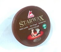 Xi đánh giày dạng sáp Star Wax Shoe, làm mềm, làm bóng, bảo vệ và gìn giữ da 48ml-Nhập khẩu chính hãng Yuppies - Nâu
