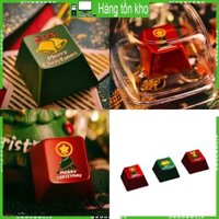 Xi Hợp Kim Nhôm Kim Loại Keycap Hồ Sơ Ban Đầu Keycap Với Chủ Đề Giáng Sinh Đầy Màu Sắc Cho Bàn Phím Cơ