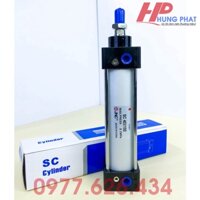 Xi lanh khí nén đế vuông SC 40 - Xi lanh khí nén SC40 cổng ren 1/4" ~ 13mm