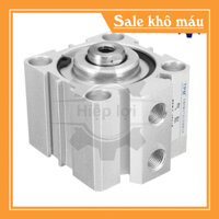 Xi Lanh Khí Nén SDA32/40/50 Ren Trong - Xy Lanh Compact SDA, Xilanh Vuông Ren Trong