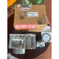 Xi lanh (Nòng) + Piston + xéc măng (bạc) Exciter 135 5 số Yamaha