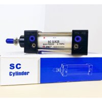 Xi lanh SC 32x25 - Xi lanh khí nén đế vuông JNC - Xi lanh khí nén SC 32