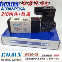 Xi lanh van điện từ Hai vị trí Năm chiều 4V210 One 08 4V310-10 4V410-15 Van đảo chiều 4V11006