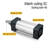 xi lanh vuông khí nén SC40
