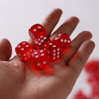 Xí ngầu trong suốt lô 1000 viên