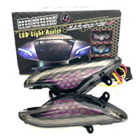 Xi Nhan Tổ Ong Tím -Xi Nhan Màu Tím Audi Led Wave A-RS 50-100-110cc Hàng Hãng 100% Mã SLZ1