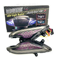 Xi Nhan Tổ Ong Tím -Xi Nhan Màu Tím Audi Led Wave A-RS 50-100-110cc Hàng Hãng 100% Mã SLZ3