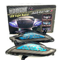 Xi Nhan Tổ Ong Xanh Băng -Xi Nhan Màu Xanh Audi Led Wave A-RS 50-100-110cc Hàng Hãng 100% Mã AH2