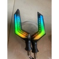 Xi nhan xe điện chạy hiệu ứng LED 7 màu (1 cặp)- dùng điện 12v ( Đồ Chơi Xe Điện)