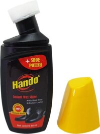 Xi nước đánh giày da nhanh Hando 80ml - Giày da đen
