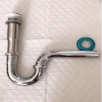 Xi Phông-Bộ Xi Phông inox cao cấp - bộ xả lavabo Inox  có lỗ xả tràn