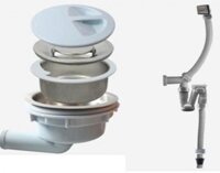 Xi phông chậu rửa bát 1 hố phi 185