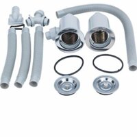 Xi phông chậu rửa bát đôi 2 hố - đơn 1 hố Sơn Hà, bộ ống thoát nước chậu rửa bát