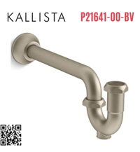 Xi phông chữ P màu đồng Kallista P21641-00-BV