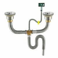 Xi phông thoát nước chậu rửa bát inox 304