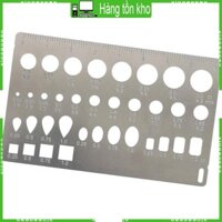 Xi Thép không gỉ Diamantine Size Caliper Dụng cụ đo cho thợ kim hoàn chuyên nghiệp và bộ sưu tập trang sức Desig