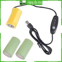 Xi USB 5V Nguồn Cáp Adapter Dây Thay Thế 1 Đến 3 Chiếc 1 5V LR20 D Pin