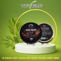 Xi vệ sinh giày dạng sáp XIMO giúp sáng bóng bổ sung màu 50ml - Đen