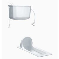 Xí xổm két nước treo tường Caesar CS1280